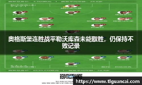 奥格斯堡连胜战平勒沃库森未能取胜，仍保持不败记录