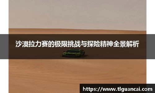 沙漠拉力赛的极限挑战与探险精神全景解析